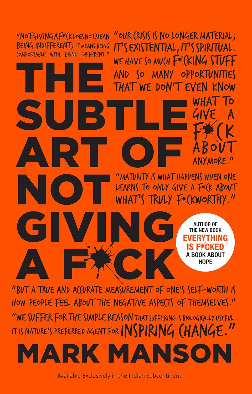 The Subtle Art of Not Giving a F**K